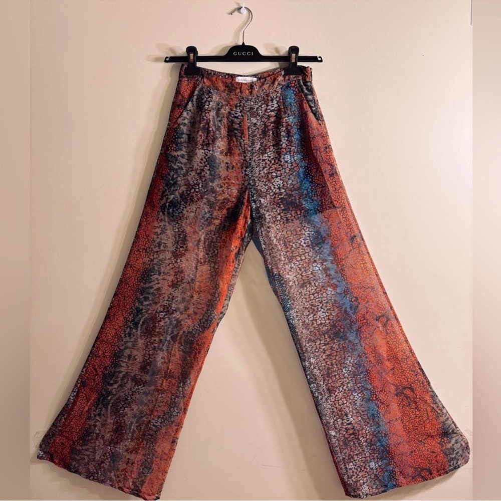 Gorgeous Color Explosion Wide-Leg Pants by Sugarlips Size Small